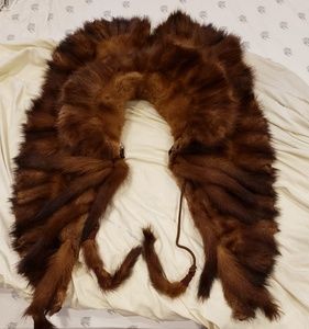 REAL MINK COLLAR